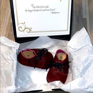 New born Baby shoes 0 to 6 months moccasin Oxfords shoes fancy chic winter soft